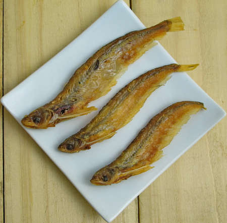 Fried fishの写真素材