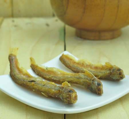 Fried fishの写真素材