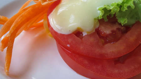 Fresh salad good for healthの写真素材
