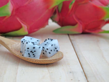 Fresh dragon fruitの写真素材