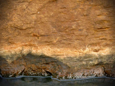 Stone on waterの写真素材