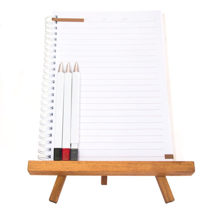 note book and penの写真素材