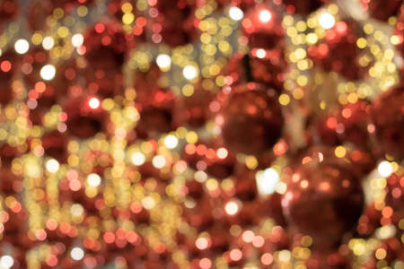 Christmas bokeh light abstract holiday backgroundの写真素材