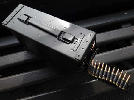 Ammunition in the box.の写真素材