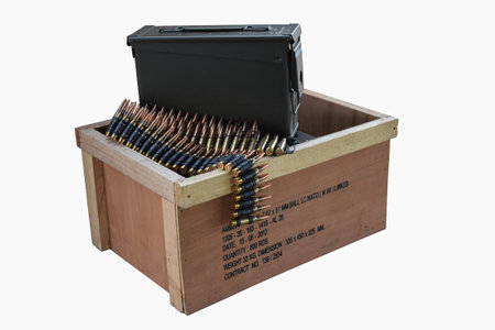 It is a box of ammunition.のeditorial素材