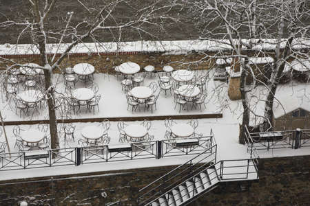Winter in the city, Pragueのeditorial素材