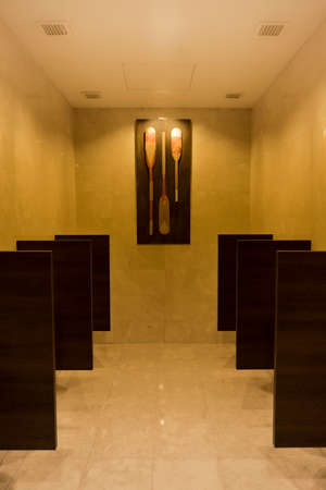 The bathroom urinalの写真素材