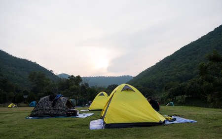 Sunset view At the campground