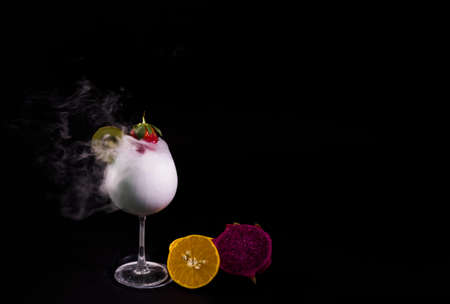 Cocktails and fruits are very palatable.の写真素材