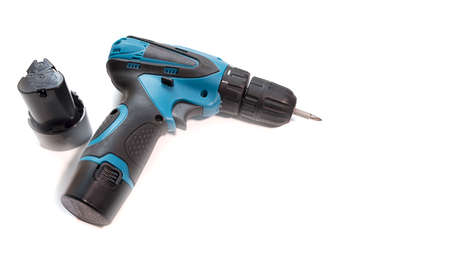 Cordless drill is a versatile tool.の写真素材