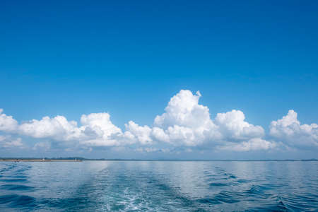 Sea View and Sky On a clear day.の写真素材