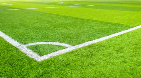 Indoor Soccer,Soccer field artificial grass,Copy space