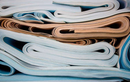 Architectural blueprints and blueprint rolls with copy space