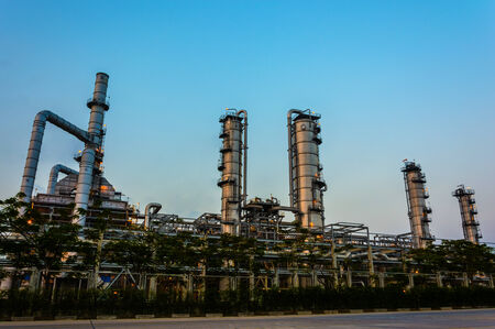 Oil refinery のeditorial素材