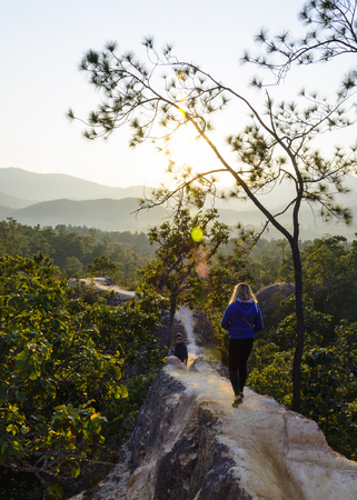 Hike in Grand Canyon of Northern Thailandのeditorial素材