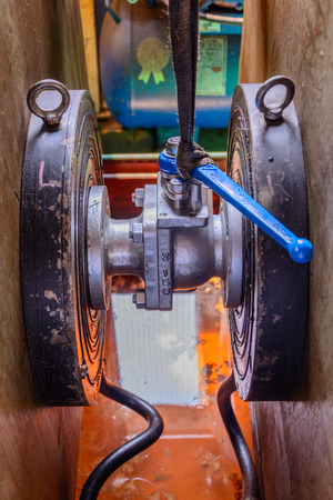 hydro test on valveのeditorial素材