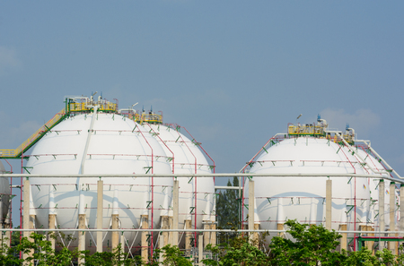 Natural Gas Tank の写真素材