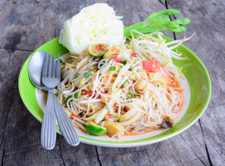 papaya saladの写真素材