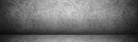 Dark gray abstract concrete cement wall  with copy space for designの写真素材