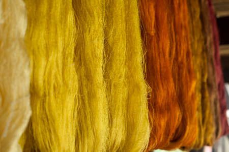 silk woolの写真素材