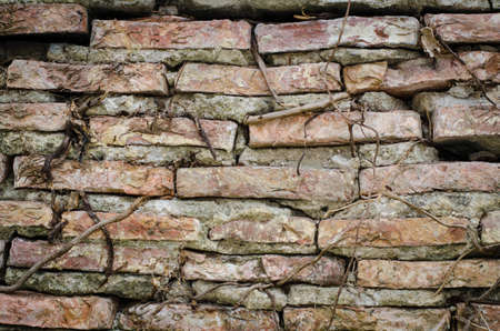 Aged brick wall texture