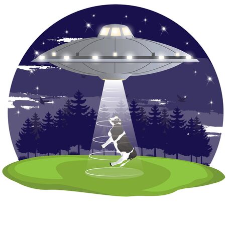 illustration. UFO 2のイラスト素材