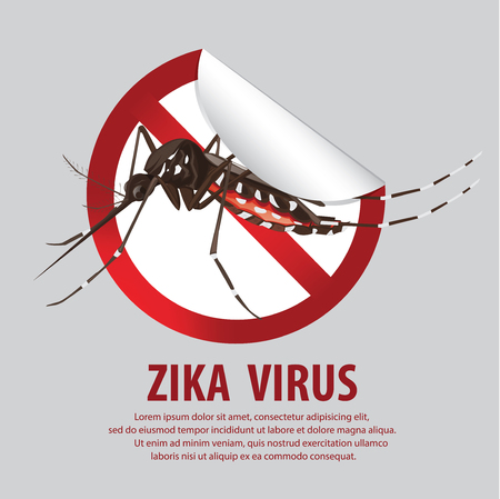 zika virusのイラスト素材