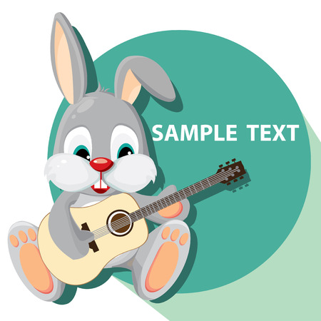 illustration. rabbitのイラスト素材