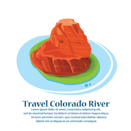Colorado Riverのイラスト素材