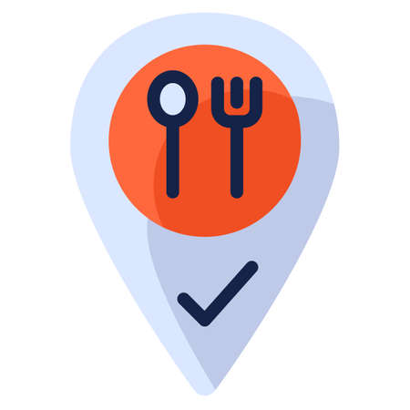 Food Delivery filled outline style. Icon design for application, website, poster, printing.のイラスト素材