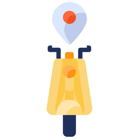 Food Delivery filled outline style. Icon design for application, website, poster, printing.のイラスト素材