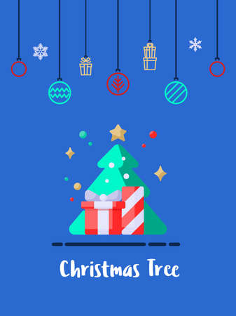 Christmas Tree icon.のイラスト素材