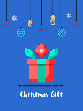 Christmas Gift box icon.のイラスト素材