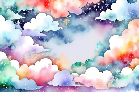 Watercolor hand drawn illustration. Vector illustration.の写真素材