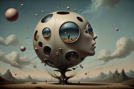 Alien Planet - 3D Rendered Illustration. Elements of this image furnished by NASA