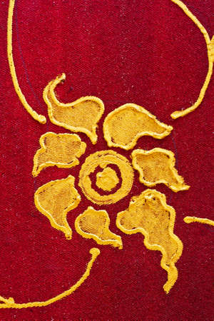 Flower pattern in traditional Thai style art paintingのeditorial素材