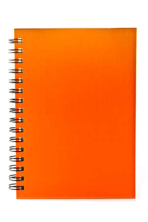 colorful ring binder book or notebook isolated on white backgroundの写真素材