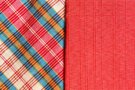Texture of handmade Thai style cloth, Thailand.