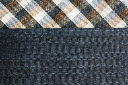 Texture of handmade Thai style cloth, Thailand.