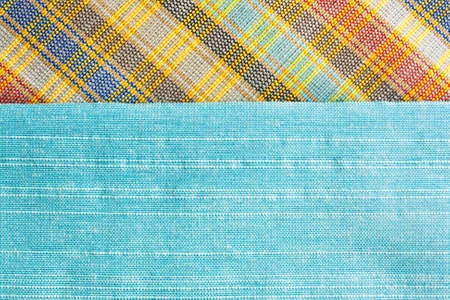 Texture of handmade Thai style cloth, Thailand.