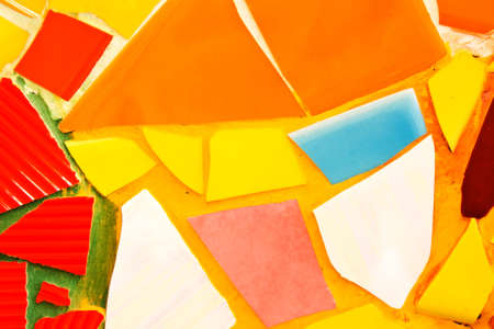 abstract of colorful flagstonesの写真素材