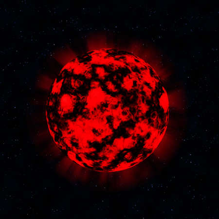EXPLOSION in deep space