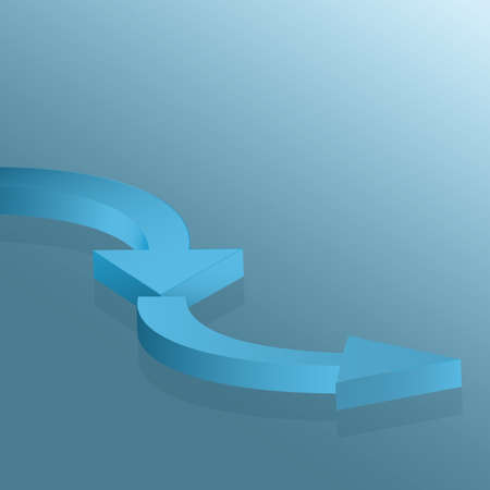  Arrow moving background with reflectの写真素材