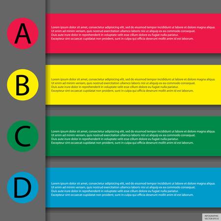 Modern Design template   can be used for infographicsのイラスト素材