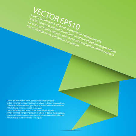 Abstract origami speech vector background のイラスト素材