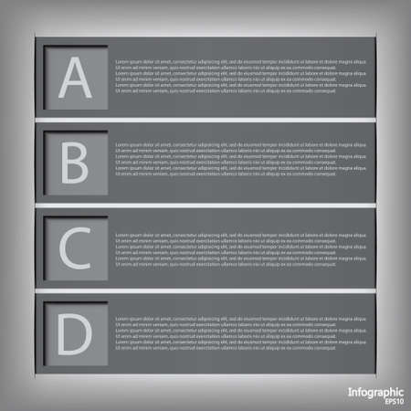 Infographic Modern Design template EPS 10のイラスト素材