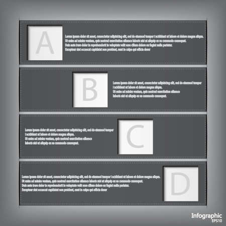 Infographic Modern Design template EPS 10のイラスト素材