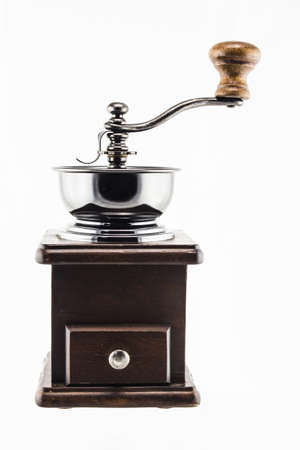 Coffee grinder isolated on white background.の写真素材