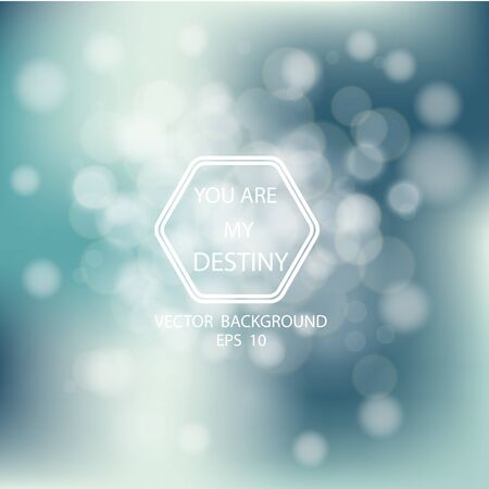 Bokeh Poster With Gradient Mesh Backgroundのイラスト素材