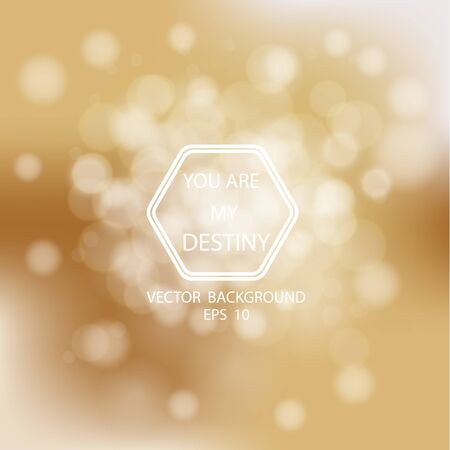 Bokeh Poster With Gradient Mesh Backgroundのイラスト素材